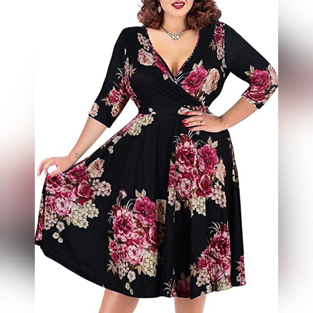 Nemidor Floral Dress